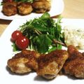 りゅうちゃんママ's cooksnap of when they made 揚げない甘辛にんにくチキン ♫♬♪♫.