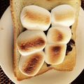 焼き芋太郎's cooksnap of when they made チョコとマシュマロのトースト.