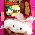 クリオネネ's cooksnap of when they made シナモン ♡ 簡単キャラ弁.