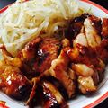 赤色。's cooksnap of when they made 鳥もも肉の照り焼き！.