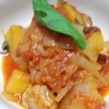 がるばんぞママ's cooksnap of when they made 鶏肉とさつま芋のトマト煮☆バジル風味.