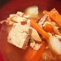 フラットホワイト's cooksnap of when they made 簡単お一人さま味噌キムチ鍋風.