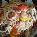 酒は好きだが弱いねん's cooksnap of when they made タイ風シーフード焼きそばパッタイ.