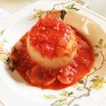 みきゅーぴぃ's cooksnap of when they made 玉ねぎの肉詰め トマトソース.