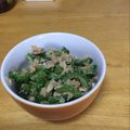 クック8XFD0B☆'s cooksnap of when they made ゴーヤとツナのニンニク炒め♡.