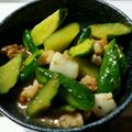 えみップ's cooksnap of when they made ダイエット！キュウリとシーフードの夏炒め.