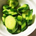 aikokeshi's cooksnap of when they made ☆キュウリの浅漬け☆.