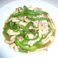 monemaruku's cooksnap of when they made 豚とろとろ青椒肉絲　チンジャオロース.
