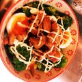 げそ★'s cooksnap of when they made 鶏もも肉の照り焼き丼☆マヨ玉.