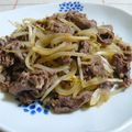 nasubeam's cooksnap of when they made 牛肉のモヤシ炒め～柚子コショウ風味.