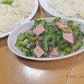 ゆけり３兄弟's cooksnap of when they made ゴーヤとベーコンのさっぱり☆おかか和え.