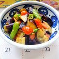 卯月のうさぎ２０１４'s cooksnap of when they made 茄子とししとうの塩トマト炒め✿.