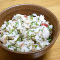 chou*'s cooksnap of when they made リメイク☆アジの干物の混ぜご飯.