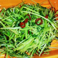うさご's cooksnap of when they made アジア風♪豆苗のピリ辛胡麻炒め♪.