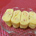 赤い電話's cooksnap of when they made 白だしマヨネギカニカマの卵焼き.