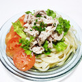 うまうま・らぶ's cooksnap of when they made 簡単！我が家の冷しゃぶうどん✧*。.