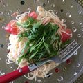 yukkiddr02's cooksnap of when they made 洋風に♪トマトとツナの冷製そうめん.