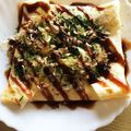 take♪aki♪'s cooksnap of when they made HMでオシャレなお好み焼き風ガレット.