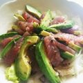 スティーッチ's cooksnap of when they made アボカドとまぐろわさびドレッシングサラダ.