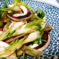 Fire-King's cooksnap of when they made いかとねぎのバターしょう油炒め.