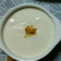 ma___111's cooksnap of when they made 桃とチーズの冷製スープ.