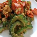 クック76426A☆'s cooksnap of when they made 超簡単！ゴーヤの玉子とじ〜苦味あります。.