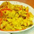 しんにし's cooksnap of when they made 鶏肉と春キャベツのカレーマヨ♪炒め.