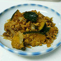 ☆xuanzi☆'s cooksnap of when they made ☆かぼちゃと豚挽き肉と舞茸の甘辛炒め☆.