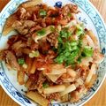 ゆうハナレグミ's cooksnap of when they made トロッと♪豚肉と大根のポン酢炒め.