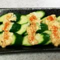 ♪かずちゃん♪'s cooksnap of when they made キュウリのさきいかディップ乗せ.
