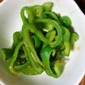 わなみ's cooksnap of when they made ピーマンだけ♪ピーマンのみそ和え.