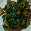サラオ's cooksnap of when they made 豚こま✿タケノコ✿ニラの✿甘みそ✿炒め.