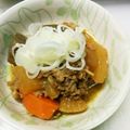 うぎゅ坊っちゃん's cooksnap of when they made 牛切り落としで♪味噌煮込み.