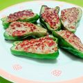 Caihua211's cooksnap of when they made 肉汁たっぷり！ピーマンの肉詰め(^^).