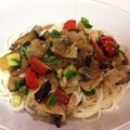 ちゃみさき's cooksnap of when they made 夏野菜たっぷりのぶっかけそうめん.