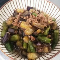 ちよちゃんこ's cooksnap of when they made 豚ひき肉の茄子とピーマンの甘辛炒め♪.