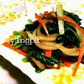 yangpa's cooksnap of when they made 食欲が湧く小松菜のカレー炒め(^ー^).