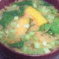 ★ぁねえ★'s cooksnap of when they made かぼちゃの味噌汁☆.