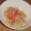 きらり流れ星's cooksnap of when they made 超簡単！もやしのナムル × かにかま.