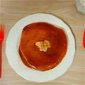 iolite☆'s cooksnap of when they made 朝食に✾軽量カップで簡単パンケーキ.