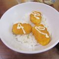 まさたかまま's cooksnap of when they made チキンナゲット丼.