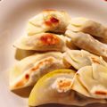 momo＿co's cooksnap of when they made 煮物リメイク✿かぼちゃの餃子.