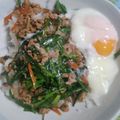 ぶりぶりぶーりちゃん's cooksnap of when they made 簡単☆お母様直伝♪にらミンチ丼.