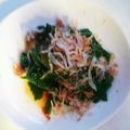taako1552's cooksnap of when they made 簡単☆モロヘイヤとしらすのポン酢和え.