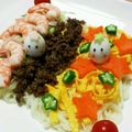 YUN♡TEN's cooksnap of when they made 七夕そうめん★.