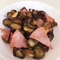 hiraria's cooksnap of when they made なすとハムのソテー.