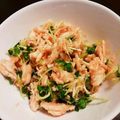 くっまぁ's cooksnap of when they made 味付け不要♪ササミと明太子の和え物.