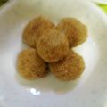 白いぐれーぷ's cooksnap of when they made ✿くるみあん入り揚げ白玉だんご✿.