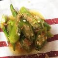 anegoww's cooksnap of when they made 簡単すぎ！でも美味しいオクラのお浸し！.