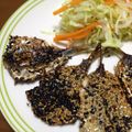 huto☆'s cooksnap of when they made 鰯　白と黒の胡麻焼き.